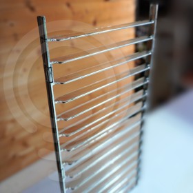 Kit schermi lamellari metallizzati cromo lucido serie Ekos Plexiform