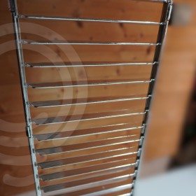 Kit schermi lamellari metallizzati cromo lucido serie Ekos Plexiform