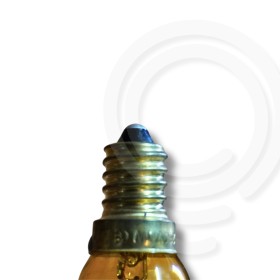 Incandescent lamp small yellow pear 3c e14 230v tubular