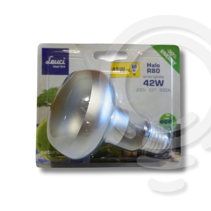 Lampada spot faretto R80 60w e27 230v  2