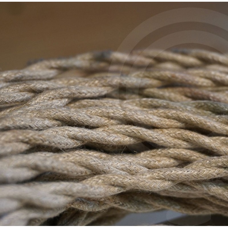 Câble électrique lustres tressés corde tissu...