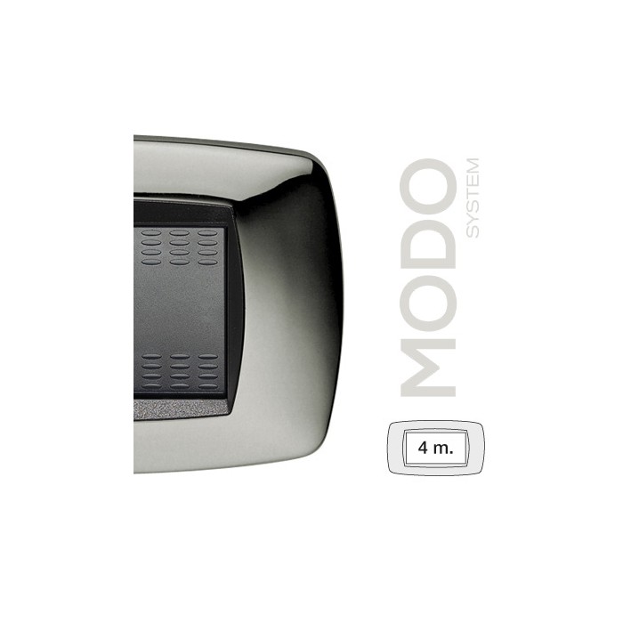 Modo placca 4 posti canna di fucile cromato Master