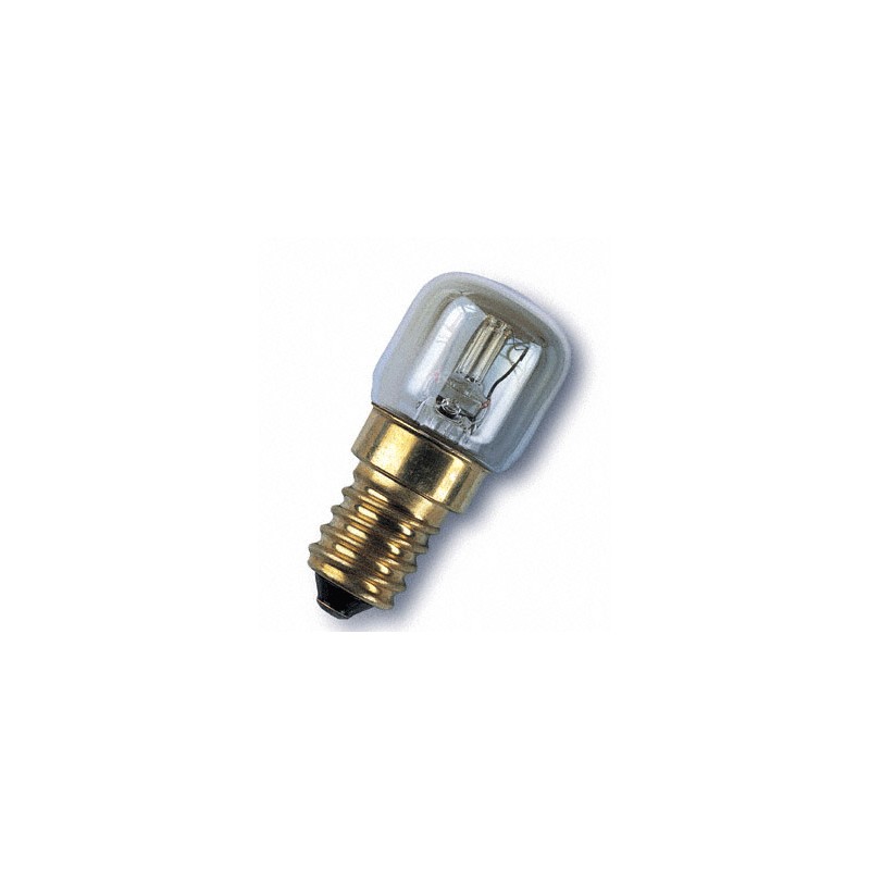 Lampada incandescenza da forno 300° E14 230V C 25W  56x25