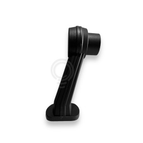 Braccio sfera porta lampione d.20-25-30 nero ivela   