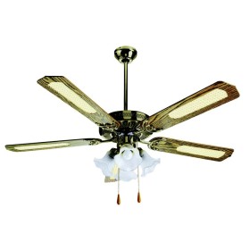 Ventilatore da soffitto  legno 4luci 70900 ws525c4l 3vel.