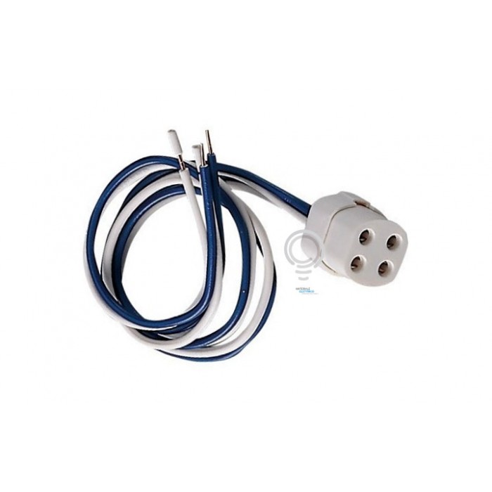 Portalampada circolina neon attacco g10q 9222 coda topo 4 cavi