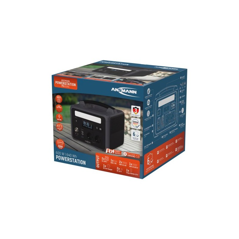 Stazione di alimentazione portatile da 600W Ansmann