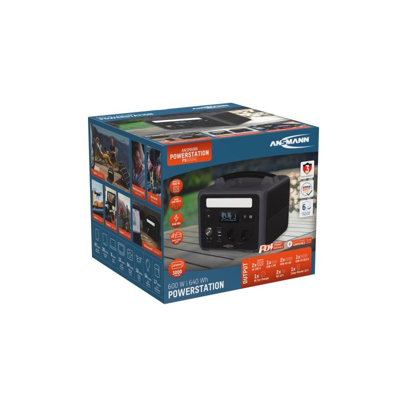 Stazione di alimentazione portatile da 600W Ansmann