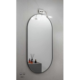 Applique specchio roby cromo 2xg9 ip23 23x9x17cm