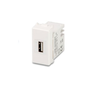 Presa elettrica alimentazione USB 5v 2.1a 1M bianco serie MIX Master 