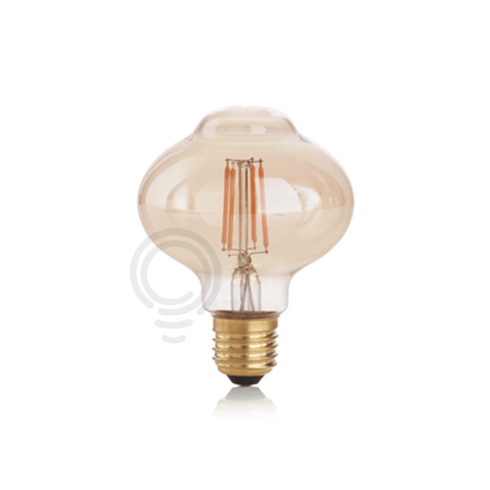 Lampadina illuminazione vintage foma bolla e27 4w
