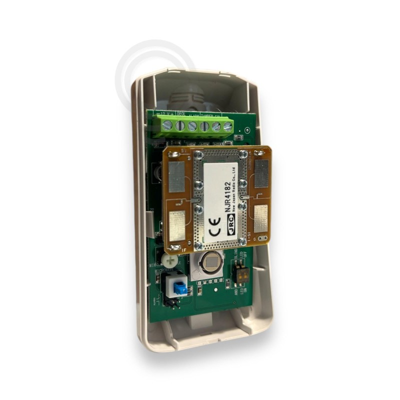 Rivelatore a doppia tecnologia da interno 12metri GRADE 2DT