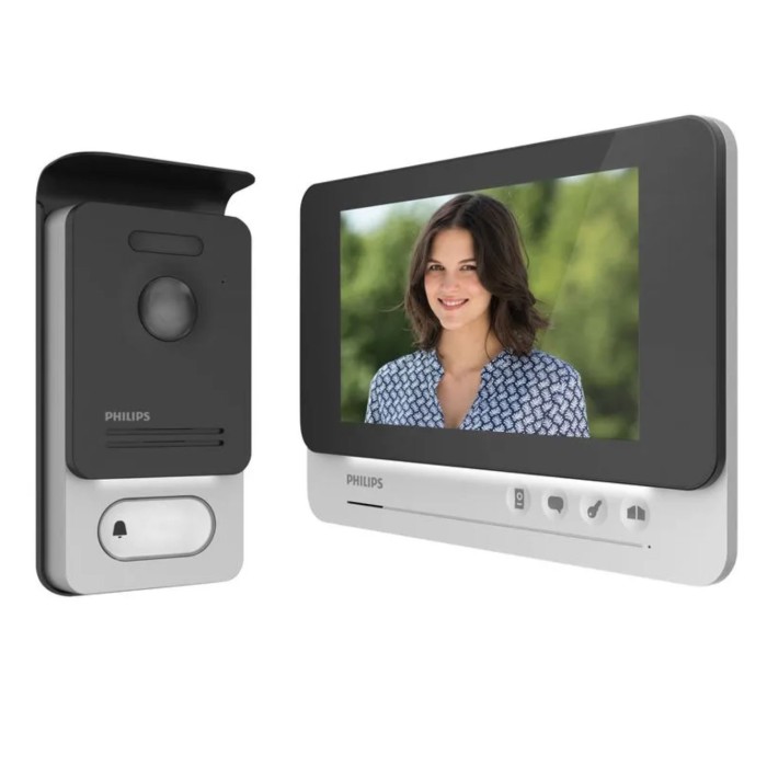 Videocitofono Monofamiliare Philips WelcomeEye Lite Visione Notturna a Colori