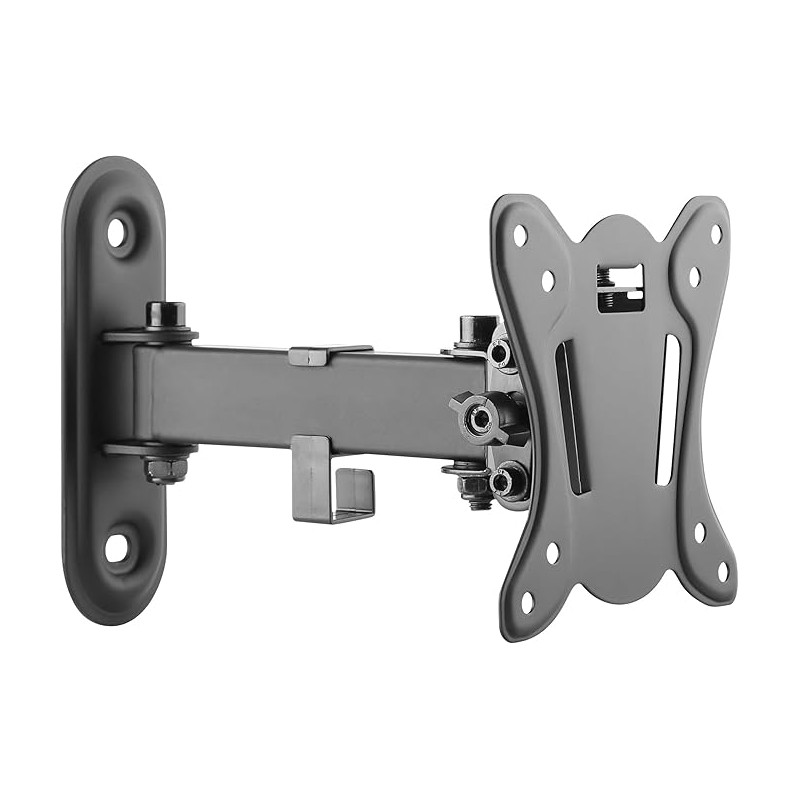 Supporto tv 180° estensione 6,5cm a 20 cm 13-28" vesa 100x100 max 20kg  