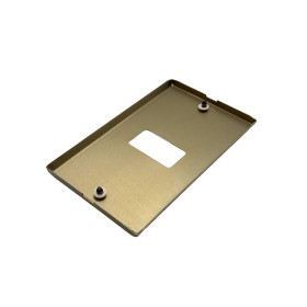 Placca alluminio bronzo 1foro magic  351/1