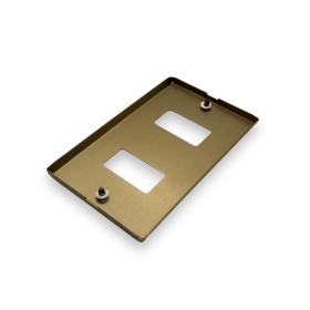 Placca bronzo alluminio 2fori  su 503 2512 magic  351/2