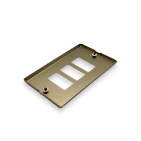 Placca alluminio bronzo 3fori magic su 503E 351/3