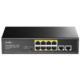 Switch PoE a 8 porte Gigabit, 120W, modalità estesa, per telecamere NVR