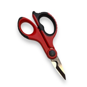 Forbice professionali elettricista tagliacavo lama acciaio inox con fodero