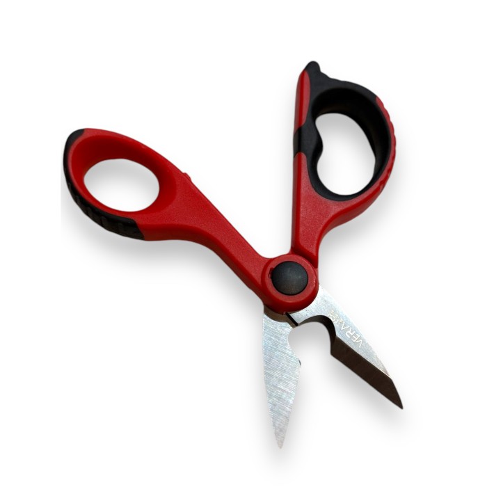 Forbice professionali elettricista tagliacavo lama acciaio inox con fodero 2