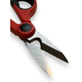 Forbice professionali elettricista tagliacavo lama acciaio inox con fodero