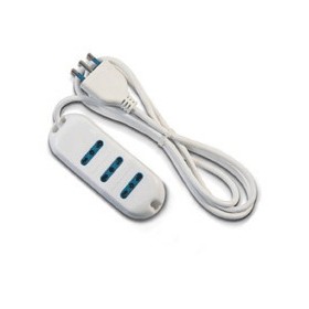 Presa multipla elettrica  bianco 3p bivalente 8050