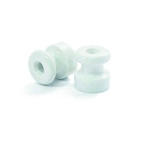 Isolatori in ceramica porcellana per filo treccia vintage bianco 18x23