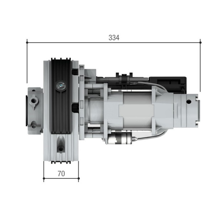 Motore serranda H40230180 230v irreversibile 180Kg CAME 2