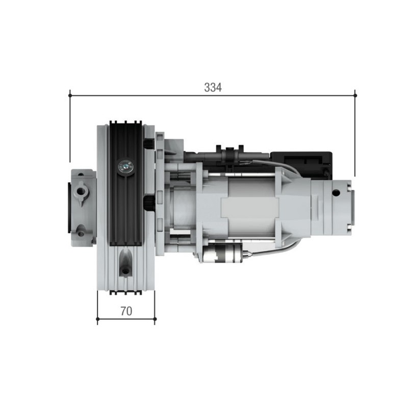 Motore serranda H40230180 230v irreversibile 180Kg CAME