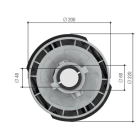 Motore serranda H40230180 230v irreversibile 180Kg CAME