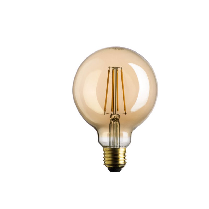 Lampada globo d.95 725lm e27 led stick gold 2500k 7w