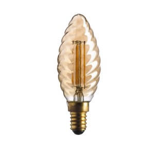Lampada led tortiglione E14 ambra stik gold 4.5w 2500k 420lm