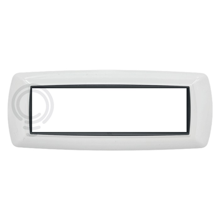Placca life 7f bianco per living classic 2987ba elettrocanali
