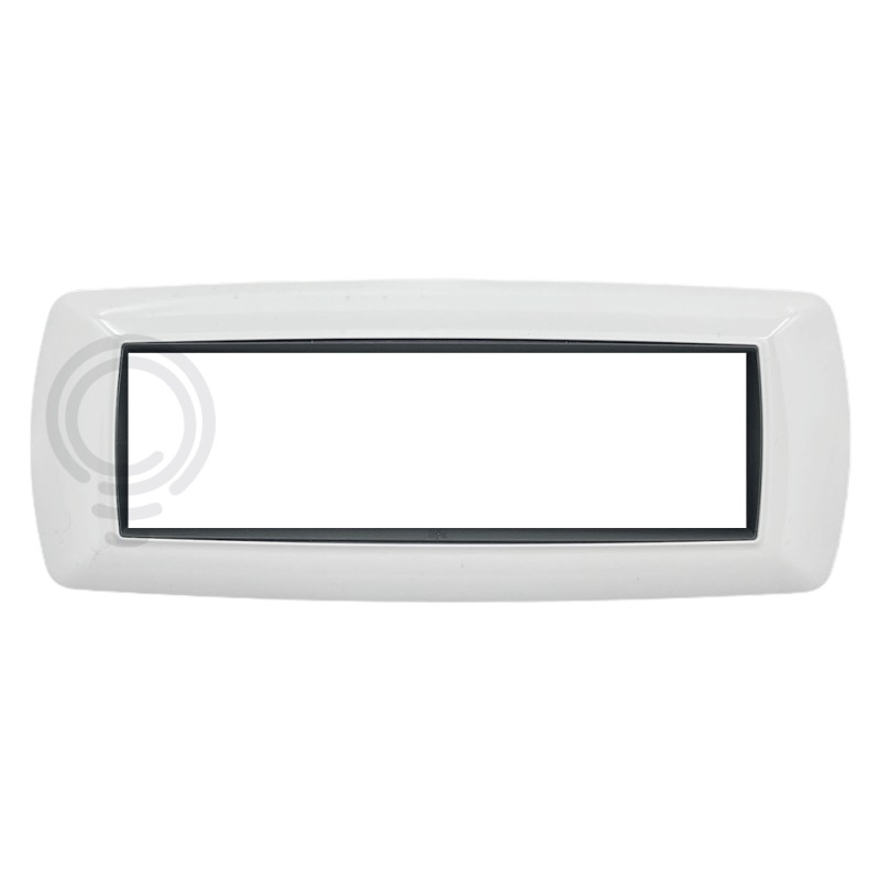 Placca life 7f bianco per living classic 2987ba elettrocanali