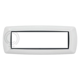 Placca life 7f bianco per living classic 2987ba elettrocanali
