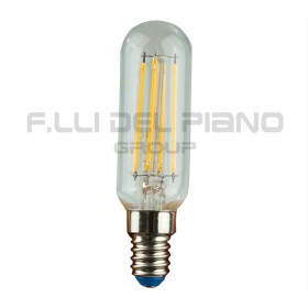 Lampadina a led tubolare e14 luce calda 4.5w - 40w kappa illuminazione