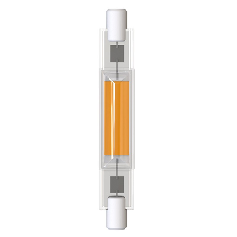 lampada led tipo alogena lineare R7s 470 lumen 4w luce calda 3000k 