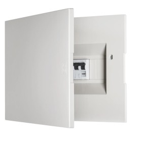 Centralino da incasso solo porta colore sabbia 12 moduli IP40 Elettrocanali 