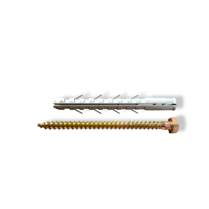 Tassello in nylon fpt 12x130 per fissaggio parabole antenne 4pz