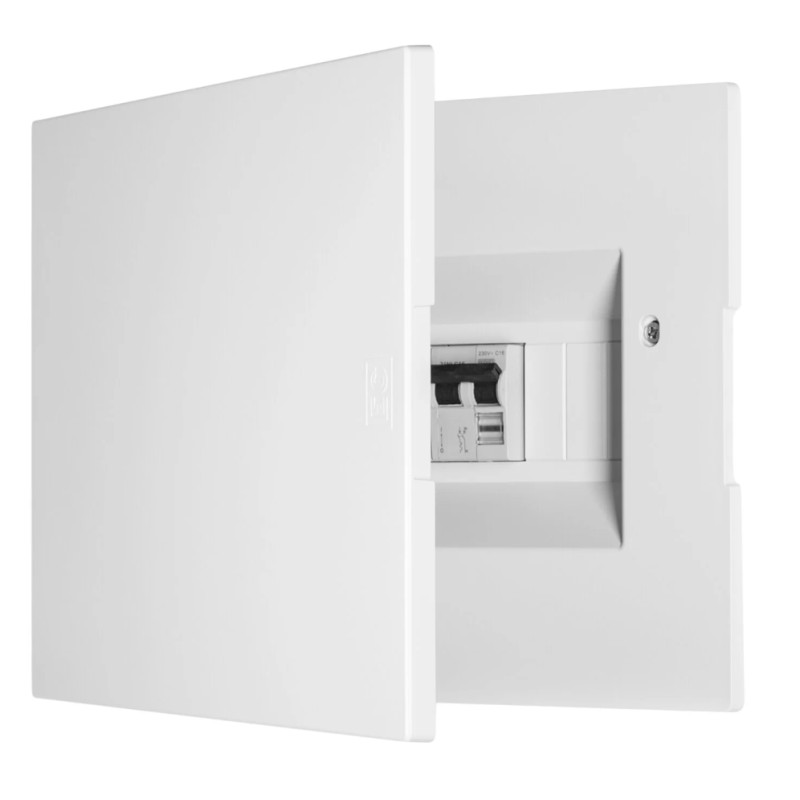 Frontale centralino essenza 12 mod bianco  