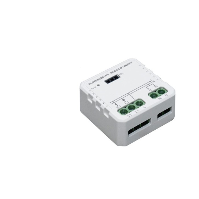 Modulo con pulsante 1 canale smart wireless 2,4ghz 220v