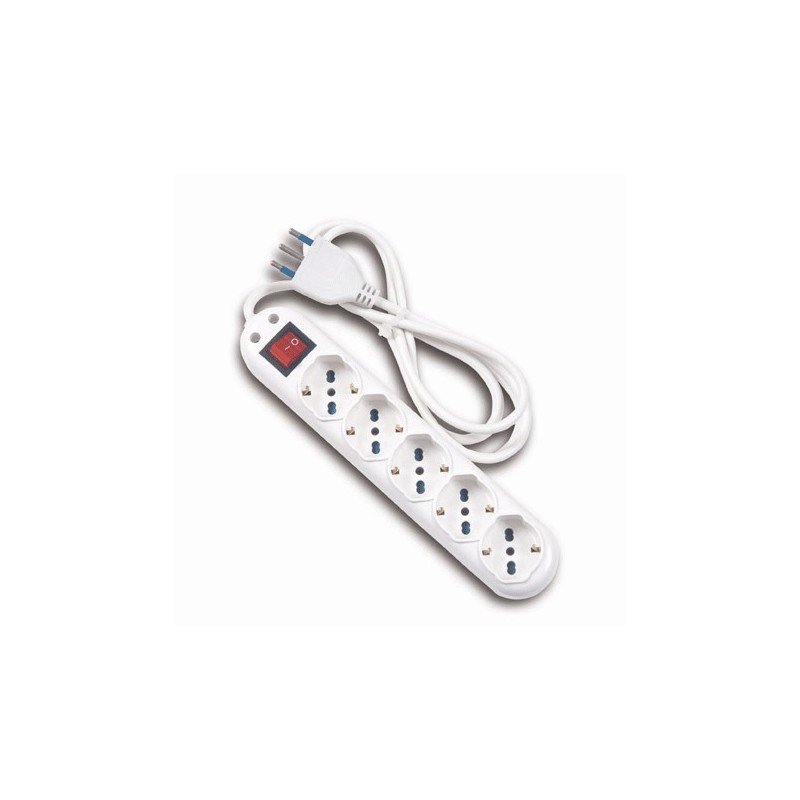 Electrical multiple socket 5 universal Schuko...