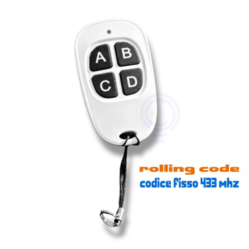 Telecomando universale rolling code e codice fisso 433mhz 4 in 1