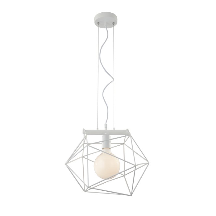 Sospensione Bianca 1xe27 40 5x29 5x150cm 