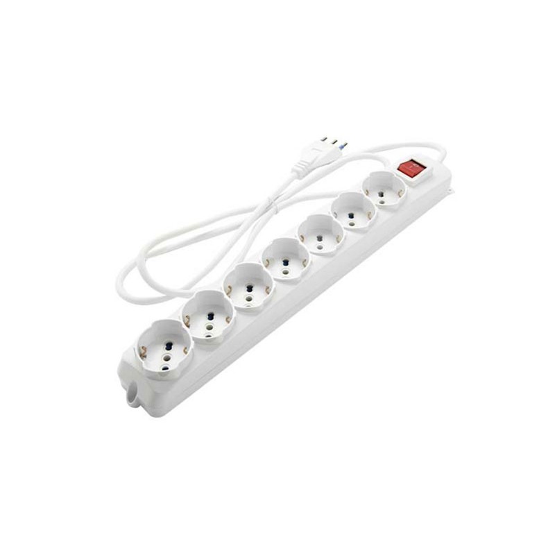Presa multipla 7p schuko + interruttore...