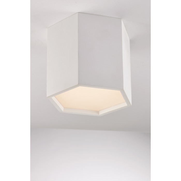 Plafoniera led bianca 12w 1310lm cct 20x20x15cm