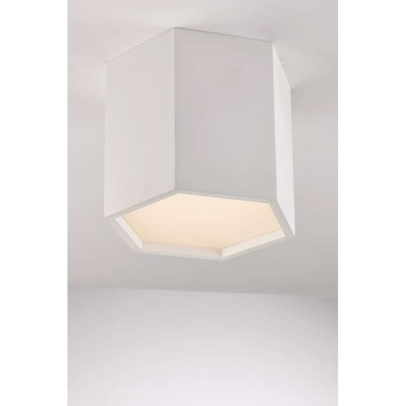 Plafoniera led bianca 12w 1310lm cct 20x20x15cm