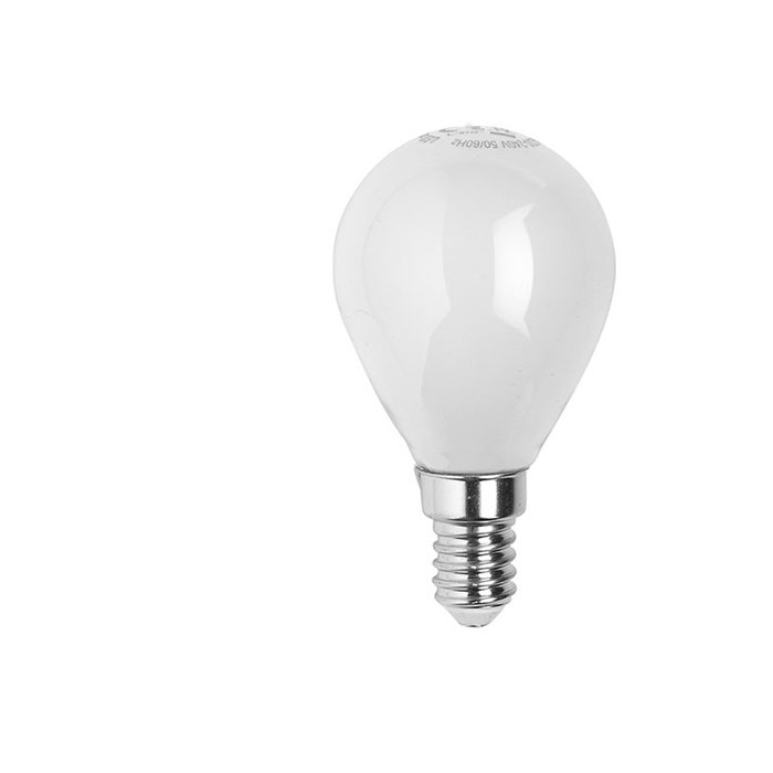 Lampada goccia E14 smerigliata 4.5w=40w 470lm 4000k 230v 