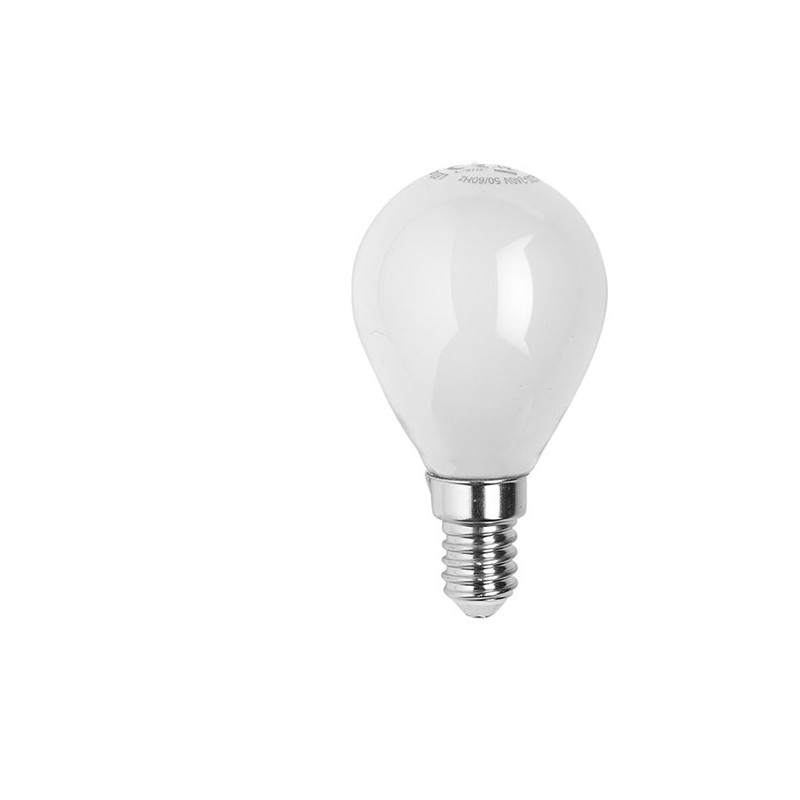 Lampada goccia E14 smerigliata 4.5w=40w 470lm 4000k 230v 