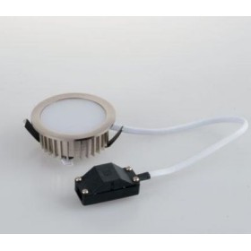 Faretti ad incasso kit 3 pezzi da 5w ciascuno colore nikel foro 60mm 3x400 lumen 4000k